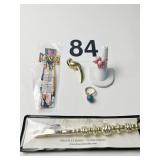 BRACELET LATCH, COSTUME RINGS ETC.