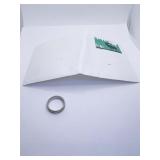 925 BAND SZ 8 - 2.90 DWT & 42 CENT ENVELOPE