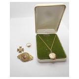 14K CLEVELAND CITY HOSPITAL PIN 6.06 DWT; CCH 10