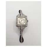 TIFFANY & CO DIAMOND WRISTWATCH SQUARE FACE