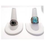 STERLING KENMORE HS CLASS RING SZ. 11 7.32 DWT