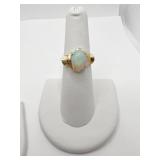 14K OPAL RING SZ. 6- 2.37 DWT