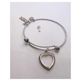 BRACELET SILVER TONE UNMARKED