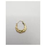 10K GOLD EARRING .26 DWT