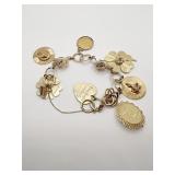 1/20 12 GF CHARM BRACELET FOUR LEAF CLOVER 12K