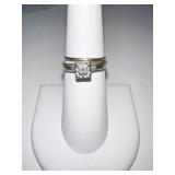 DIAMOND SZ. 6.5 - DIAMOND CENTER RING 1.84 DWT