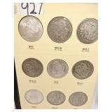 MORGAN SILVER DOLLARS 1892-1894 - INCL. 1892-CC &