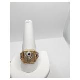 10K GOLD MOOSE LODGE RING SZ. 12 - 7.56 DWT