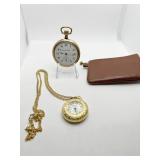 POCKET WATCH LEATHER ZIPPER COIN BAG HAMPDEN