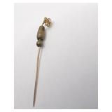 STICK PIN DIAMOND CENTER