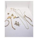 LEAF PENDANT, CHAINS, ANGEL PIN, ETC.