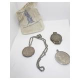 1878 COIN MONEY CLIP; 1776-1976 LIBERTY DOLLAR;