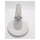 PLATINUM RING SZ. 8 - MARQUISE DIAMOND _APPROX