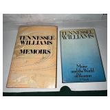 FIRST EDITION TENNESSEE WILLIAM MEMORIES SIGNED