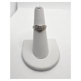 18K DIAMOND BAND SET WITH CENTER DIAMOND 2.25 DWT