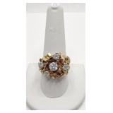 14K GOLD NUGGET RING SZ. 10.5 - 9.52 DWT - .85