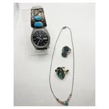 PULSAR QUARTZ WATCH WITH CALENDAR DIAL STERLING