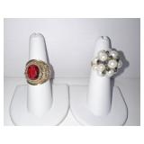 10K CHANEL HS CLASS RING SZ. 8- 1964 8.28 DWT;