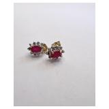 10K EARRINGS PIERCED .80 DWT