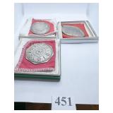 TOWLE STERLING ORNAMENTS 45.62 DWT