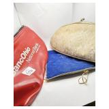 ZIPPER BANCOHIO BAG, GOLD CLUTCH