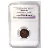 1955 DOUBLE DIE OBV PENNY - XF DETAILS-