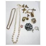 14K CLASP CULTURED PEARL 20" STRAND, VICTORY