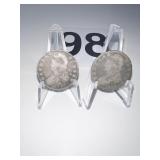 TWO BUST 1825 & 1830