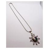 STERLING NECKLACE AND SUN 6.01