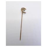 VINTAGE MOON STICK PIN