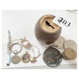 TOKENS, AVON RING, BARREL BANK, ETC.