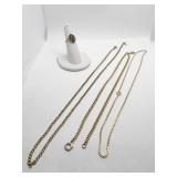 14K GOLD GROUP INCL. RING SZ. 5 W/ GARNET COLORED