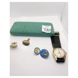 OMEGA AUTOMATIC SEAMASTER WATCH RUNNING;