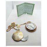 ELGIN POCKET WATCH WITH OPENER AND CHAIN 20 YEAR