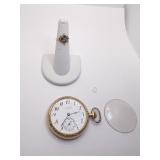 COIN PURSE AND ILLINOIS SPRINGFIELD POCKET WATCH