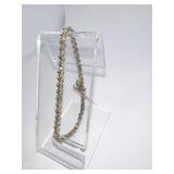 10K DIAMOND TENNIS BRACELET 7" 3.80DWT