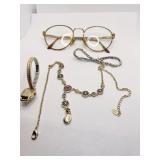 PRESCRIPTION EYEGLASSES, LORUS WRISTWATCH;