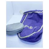 COIN PURSE AND CROWN ROYAL DRAW STRING BAG