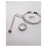 THE CHARTER CLUB CRYSTAL BRACELET, SM.