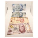 TWO 20 PESO BILLS ONE FIFTY-ONE, ONE HUNDRED