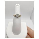 DIAMOND RING GOLD SETTING SIZE 5.5 1.67 DWT
