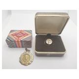 14K GOLD UNIVERSITY OF MICHIGAN 1887 PENDANT 6.77