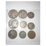 WORN LIBERTY STANDING QUARTER, 1935P WASHINGTON