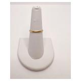 18K GOLD RING SIZE 6.5 1.22 DWT
