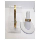 UNMARKED K GOLD RING 3.66 DWT