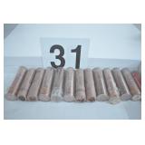 1960 P PLUS 12 OTHER MIXED ROLLS 13 TOTAL ROLLS