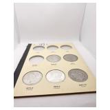 MORGAN SILVER DOLLARS TAIL FEATHER 1878-CC, 1879,