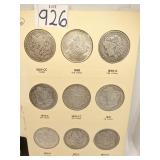 MORGAN SILVER DOLLARS 1889-CC - 1891-CC - TAKE A