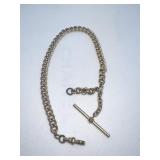 14K WATCH FOB CHAIN 11" 20.8 DWT