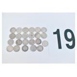 23 SILVER DIMES